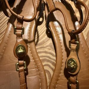 Authentic Vintage Coach Robyn Leather Sandals in Tan Women’s size 7B A0315